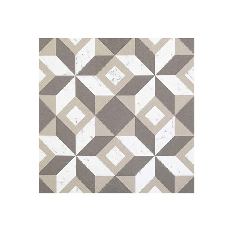 Retro 12" x 12" Self Adhesive Floor Tiles Prism Marble 20 Tiles/box
